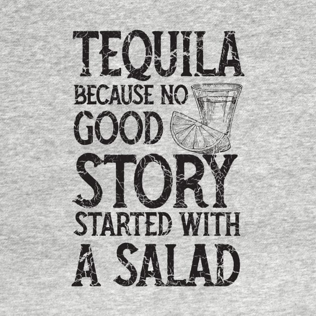 Tequila instead of salad story by Blister